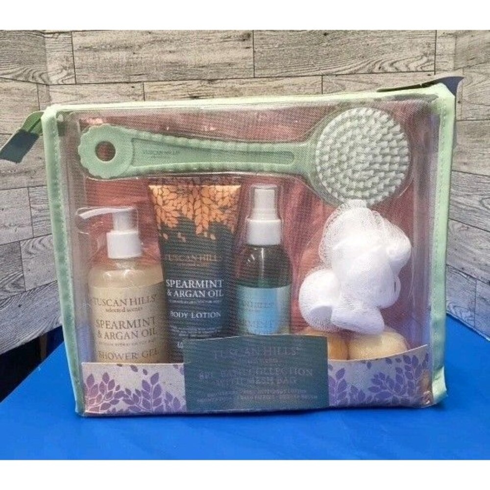 Tuscan Hills 8pc Bath Collection Set New